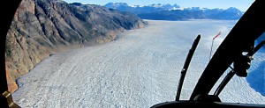 Travelling to Greenland, helicopter optional excursion