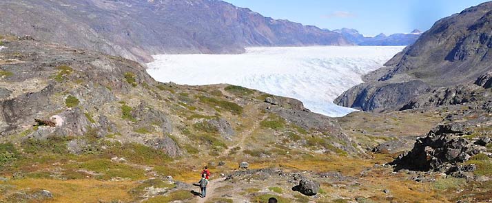 Flower Valley and Kiattut glacier, hiking excursion from Narsarsuaq
