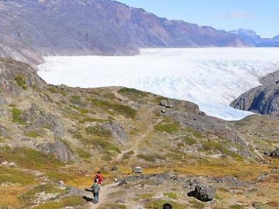 Kiattut glacier, hotel trip to South Greenland